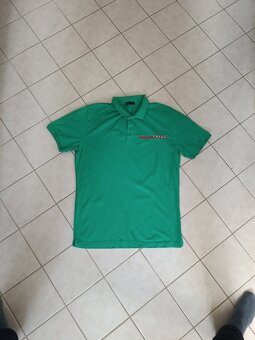 Prada Green Cotton Men's Polo Shirt - 6