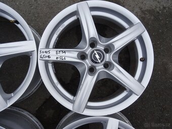 Alu disky na Opel, 16", 5x105, ET 39, šířka 6,5J - 6
