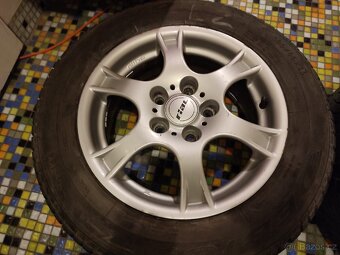 Alu kola 15" 5x114,3 + pneu - 6