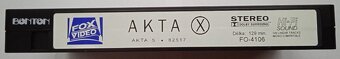 VHS AKTA X - 82517 - 6