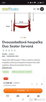 Prodám houpačku pro 2 děti - 6