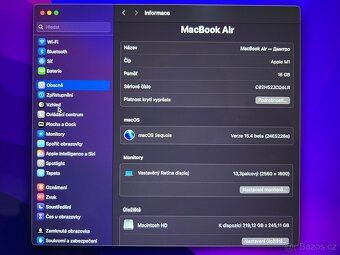 MacBook Air M1 13" / 16GB RAM / 256GB SSD - 6