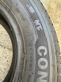 Použité letní pneu zátěžové : 215/75/R16C - 2 kusy - 6