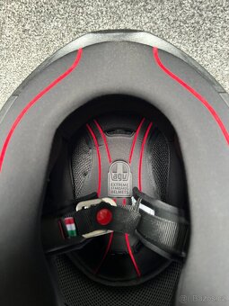 AGV K1-S vel. L - černá + stříbrné plexi – Jako nová - 6