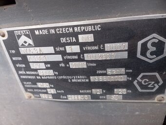 Vysokozdvižný vozík  –  7 TUN  –  DESTA  DV 63 A  – TOP STAV - 6