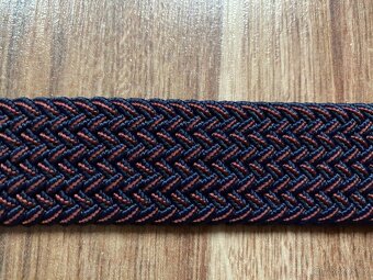 Nový pánský pružný opasek Bandi - tmavě vínový, L/XL - 6