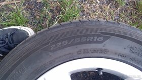 kola orig.Audi 16"+letní Hankook 225/55/16 - 6