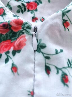 🌸 Květinové šaty Handmade, vel. 36 🌸 - 6