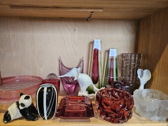 Sbírám STARÉ, RETRO VÁZY, FIGURKY, sklo i porcelán - 6