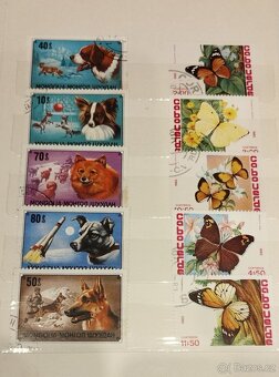 Žbirka známek z dětství 4x album č 2 - 6