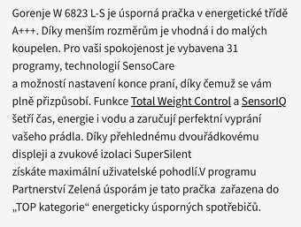 Pračka 6kg A+++ Záruka - 6