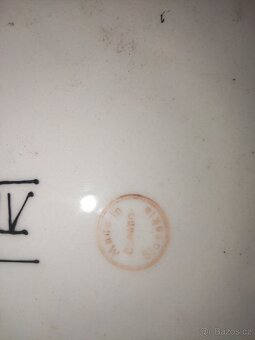 Keramická miska - husy ,40 léta - 6