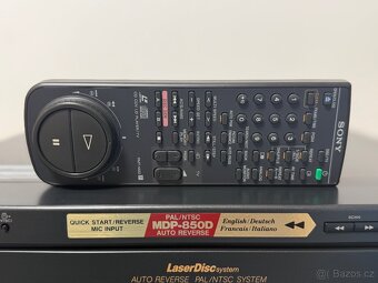 SONY MDP-850D LASERDISC CD CDV LD PŘEHRÁVAČ - 6