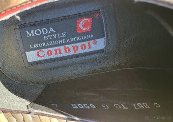 Celokožené polobotky CONHPOL vel. 42 - 6