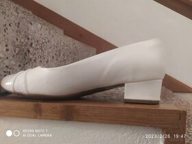 Nové luxusní dám.boty Piccadilly-Brazílie, bílé, nové, levně - 6