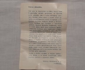 Košík Bohemia Crystal broušené sklo - 6