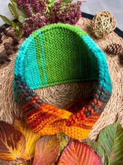 Dámská/dívčí pletená čelenka NOVÉ - 6