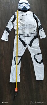 Novy  kostym stawars pro dite od cca 8 az 10 let - 6