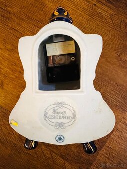 Starožitné porcelánové hodiny - 6