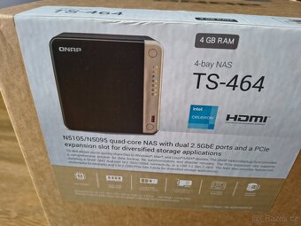 NAS QNAP TS-464 + 2 x 8 TB HDD - 6