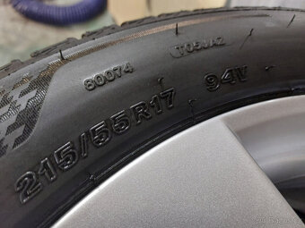 Originál alu kola 17" na Škoda Superb III. letní zánovní - 6