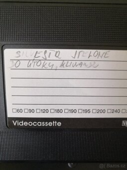 VHS Kazety různé nahrávky set - 6