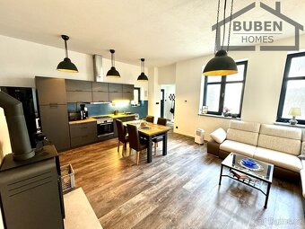 Vybavený, mezonetový byt 3+kk (90 m2) se zahradou 100 m2 v c - 6