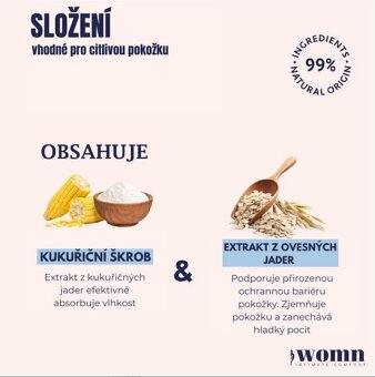 2 balení tělového pudru pro ženy Womn Intimate Comfort - 6