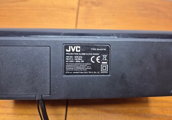 Elegantní radiobudík JVC RA-E211B s velkým LED displejem - 6