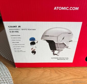 Dětská lyžařská helma Atomic count jr 51-55 - 6