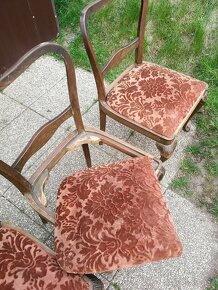 Starožitné židle k renovaci_cena za kus - 6
