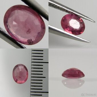 Rubín-ovál, kombinovaný-1,00 ct. - 6