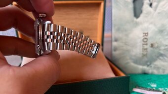 Rolex Datejust 16234 Modrý Sunburst, Bílé Zlato - 6