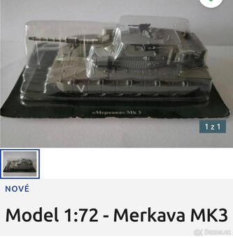 Modely tanků a jiné vojenské techniky 1/72 - 6