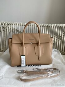 Nová béžová kožená kabelka Gino Rossi - 6