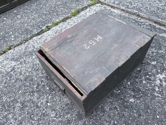 Vojenské armádní dřevěné bedny - 6