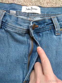 Nové pánské rifle John Baner -č. 52, rovný střih, orig. bal. - 6