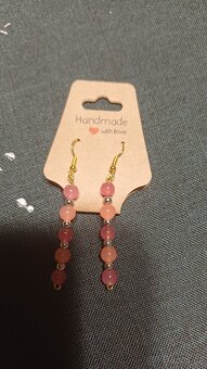 Ručně vyrobené skleněné náušnice - 6