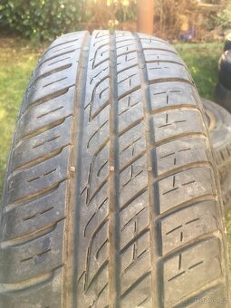 8ks Plechové disky 5x100 s pneu 165/70 R14 - 6