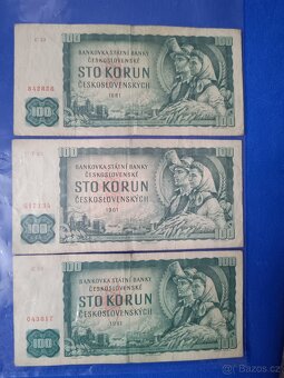 Prodám stokoruny rok 1961 - 6