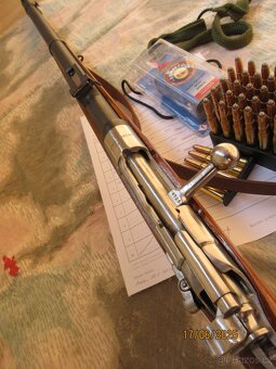 Puška Gew 88 LOEWE BERLIN , náboje , TORMENTACE řemen Gewehr - 6