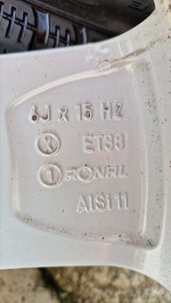 Alu kola skoda rapid 15", 6J x 15 H2, 5 x 100 - 6