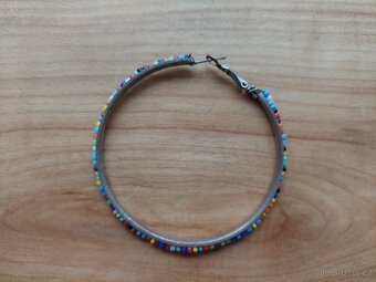 Barevná retro náušnice či náramek či bůhvíco - SLEVA - 6