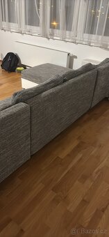 Rozkladacia U-pohovka – veľmi dobrý stav (2 roky používaná) - 6