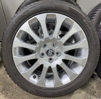 16” 5x100 originál alu kola Škoda zimni pneu - 6