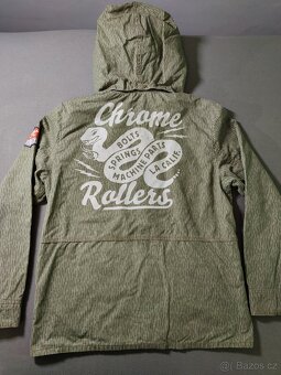 Designová army bunda H&M - L.O.G.G. Chrome Rollers - 6
