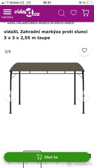 Pergola, altan , přístřešek 4x4,4x3 - 6