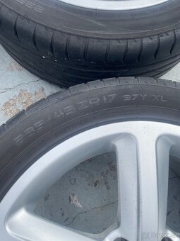 Originál alu kola AUDI 7,5Jx17” ET43 5x112 pneu 235/45/17 - 6