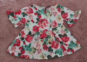 dívčí tunika a dvoje legíny PEPCO vel. 116 + zdarma triko - 6