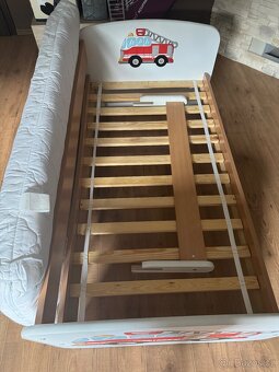 Postýlka 70x140 HASIČI + matrace - 6